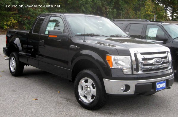 المواصفات والتفاصيل التقنية الكاملة 2010 Ford F-Series F-150 XII SuperCab SVT Raptor 6.2 V8 (411 Hp) 4x4 Automatic