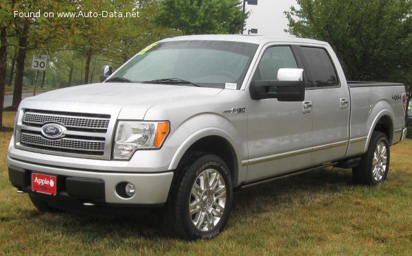 Full specifications and technical details 2011 Ford F-Series F-150 XII SuperCrew 3.5 V6 EcoBoost (365 Hp) Automatic