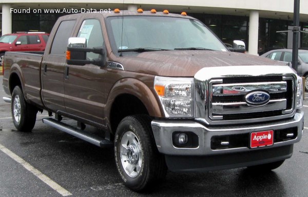 Full specifications and technical details 2011 Ford F-250 Super Duty III Crew Cab Long box 6.2 V8 (385 Hp) Automatic