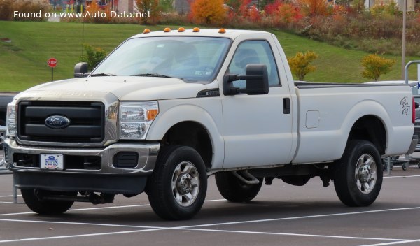 Full specifications and technical details 2011 Ford F-250 Super Duty III Regular Cab Long box 6.2 V8 (385 Hp) 4x4 Automatic