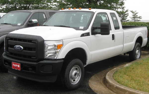 Full specifications and technical details 2011 Ford F-250 Super Duty III Super Cab Long box 6.2 V8 (385 Hp) 4x4 Automatic