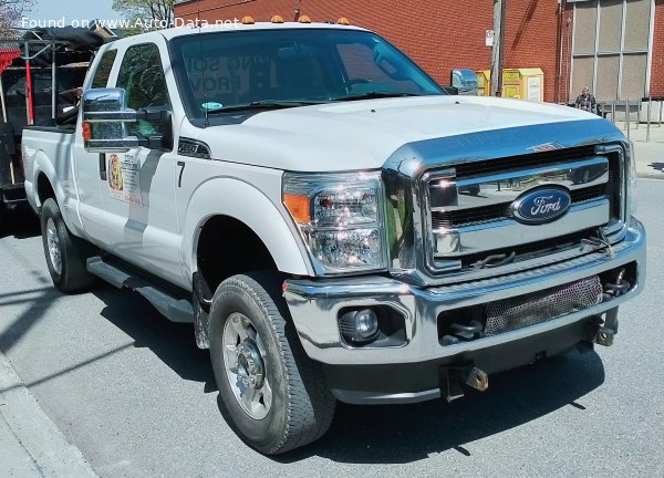 Full specifications and technical details 2011 Ford F-250 Super Duty III Super Cab Short box 6.2 V8 (385 Hp) Automatic