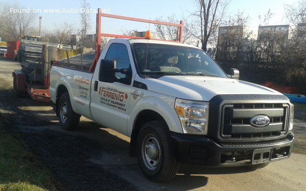 Vollständige Spezifikationen und technische Details 2011 Ford F-350 Super Duty III Regular Cab Long box 6.2 V8 (385 Hp) 4x4 Automatic SRW