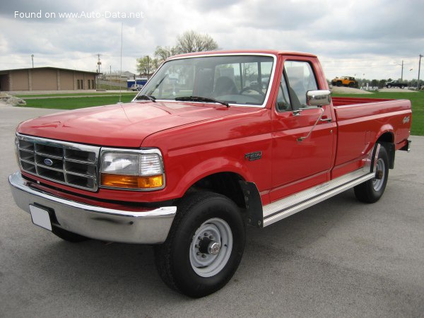 المواصفات والتفاصيل التقنية الكاملة 1994 Ford F-Series F-250 IX Regular Cab 4.9 (150 Hp)