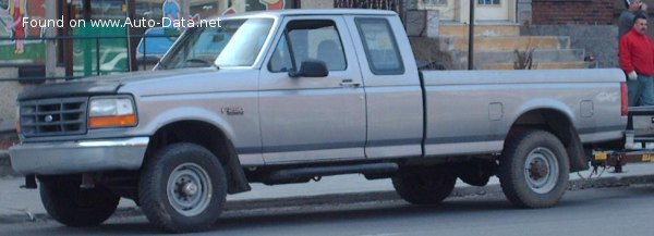 Full specifications and technical details 1994 Ford F-Series F-250 IX SuperCab HD 7.5 V8 (245 Hp) Automatic