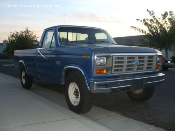 Full specifications and technical details 1979 Ford F-Series F-250 VII Regular Cab 5.8 V8 (136 Hp) Automatic