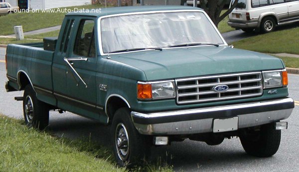 Vollständige Spezifikationen und technische Details 1986 Ford F-Series F-250 VIII SuperCab HD 6.9 V8 IDI (170 Hp)