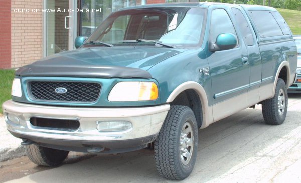 المواصفات والتفاصيل التقنية الكاملة 1996 Ford F-Series F-250 X SuperCab 4.6 V8 Triton (220 Hp) 4x4