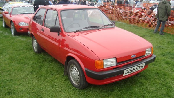 المواصفات والتفاصيل التقنية الكاملة 1983 Ford Fiesta II (Mk2) 1.1 (FBD) (50 Hp)