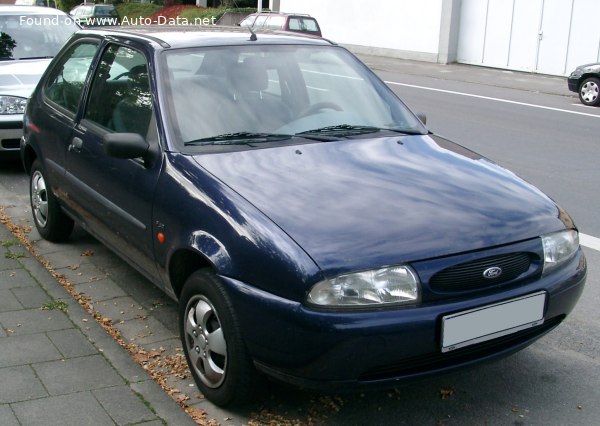 المواصفات والتفاصيل التقنية الكاملة 1996 Ford Fiesta IV (Mk4) 3 door 1.8 D (60 Hp)