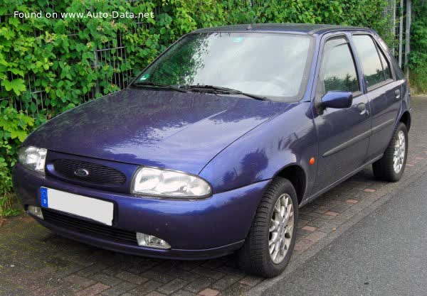 Spécifications complètes et détails techniques 1996 Ford Fiesta IV (Mk4) 5 door 1.3 i (50 Hp)