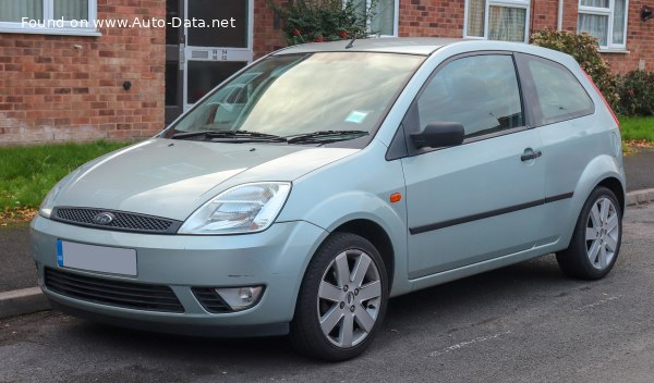 المواصفات والتفاصيل التقنية الكاملة 2002 Ford Fiesta VI (Mk6) 3 door 1.3 Duratec 8V (60 Hp)