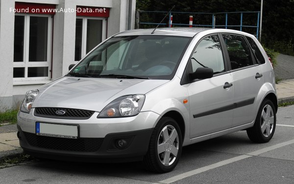 المواصفات والتفاصيل التقنية الكاملة 2005 Ford Fiesta VI (Mk6, facelift 2005)  5 door 1.6 Duratec (100 Hp)