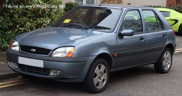 المواصفات والتفاصيل التقنية الكاملة 1999 Ford Fiesta V (Mk5) 3 door 1.8 DI (75 Hp)