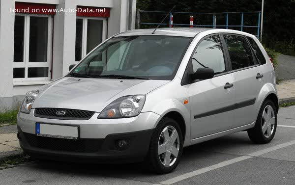 Full specifications and technical details 2005 Ford Fiesta VI (Mk6, facelift 2005) 5 door 1.6 Duratec (100 Hp) Durashift