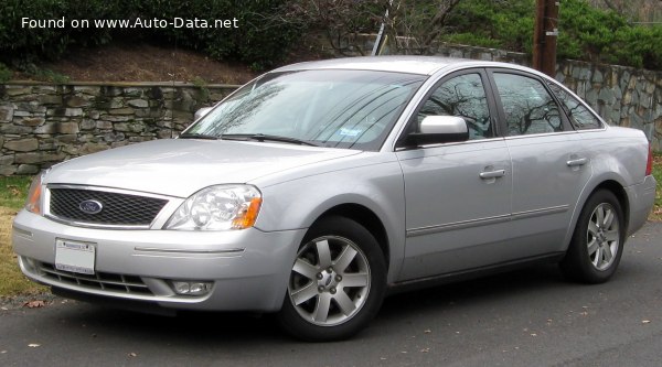 Full specifications and technical details 2004 Ford Five Hundred 3.0i V6 24V (203 Hp)