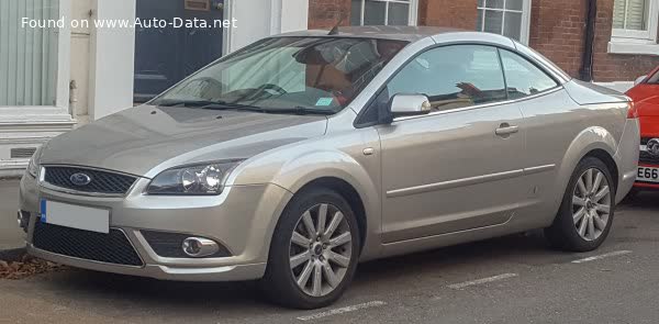 Full specifications and technical details 2006 Ford Focus Cabriolet II 1.6 Duratec 16V (100 Hp)