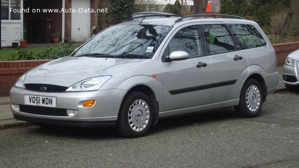 المواصفات والتفاصيل التقنية الكاملة 2002 Ford Focus Turnier I 1.6 i Duratec 8V (98 Hp)