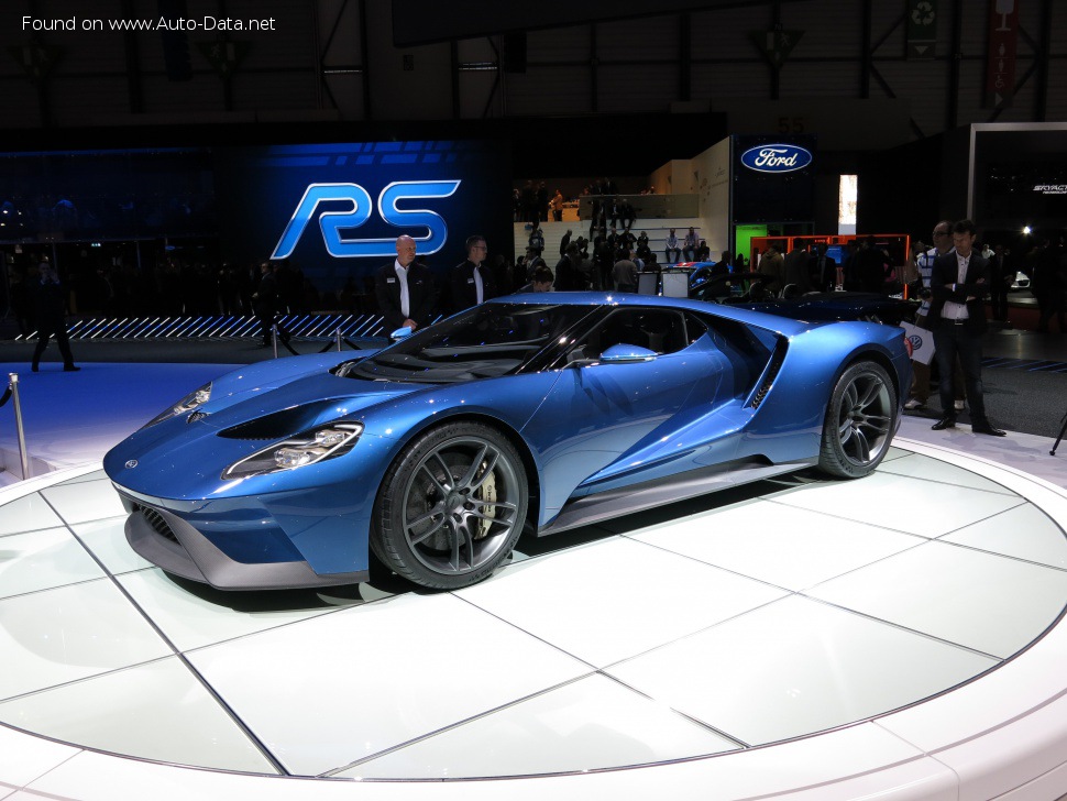 Vollständige Spezifikationen und technische Details 2017 Ford GT II 3.5 V6 (656 Hp) Automatic