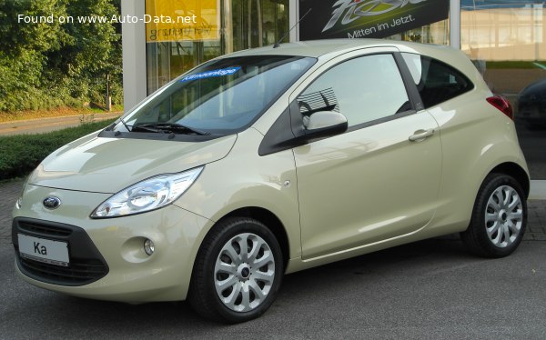 المواصفات والتفاصيل التقنية الكاملة 2009 Ford KA II 1.3 TDCi (75 Hp) DPF