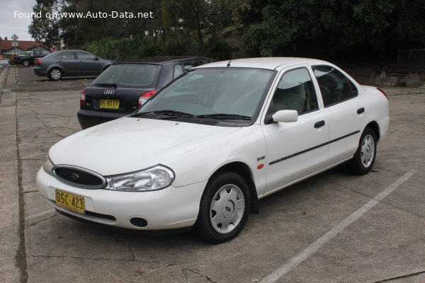 المواصفات والتفاصيل التقنية الكاملة 1995 Ford Mondeo I Sedan (facelift 1996) 1.8 TD (90 Hp)