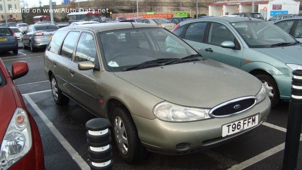 Full specifications and technical details 1995 Ford Mondeo I Wagon (facelift 1996) 1.8 TD (90 Hp)