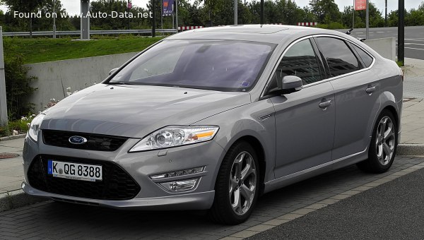 Full specifications and technical details 2010 Ford Mondeo III Hatchback (facelift 2010) 2.2 TDCI (200 Hp) Duratorq