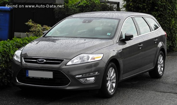 المواصفات والتفاصيل التقنية الكاملة 2010 Ford Mondeo III Wagon (facelift 2010) 2.0 TDCI (115 Hp) Duratorq