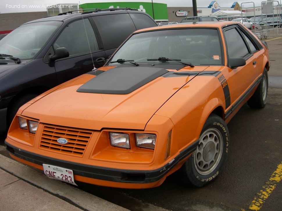 المواصفات والتفاصيل التقنية الكاملة 1978 Ford Mustang III 2.3i (106 Hp)