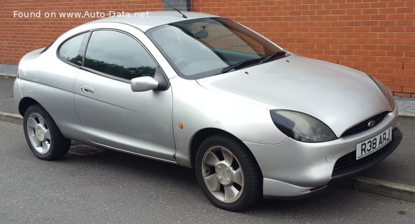 Full specifications and technical details 2001 Ford Puma Coupe (ECT) 1.6 i 16V (103 Hp)