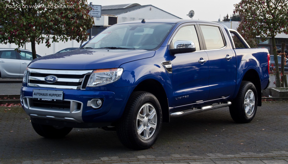 Full specifications and technical details 2011 Ford Ranger III Double Cab 2.5 (166 Hp) 4x4