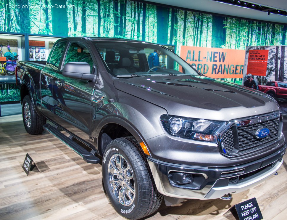 Full specifications and technical details 2019 Ford Ranger IV SuperCab (Americas) 2.3 EcoBoost (270 Hp) Automatic