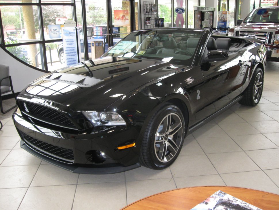 Full specifications and technical details 2013 Ford Shelby II Cabrio (facelift 2010) GT 500 5.8 V8 (672 Hp)