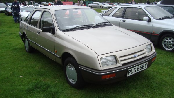 المواصفات والتفاصيل التقنية الكاملة 1982 Ford Sierra Hatchback I 2.3 D (67 Hp)