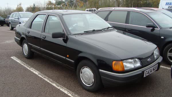 Spécifications complètes et détails techniques 1988 Ford Sierra Sedan II 1.8 TD (75 Hp)