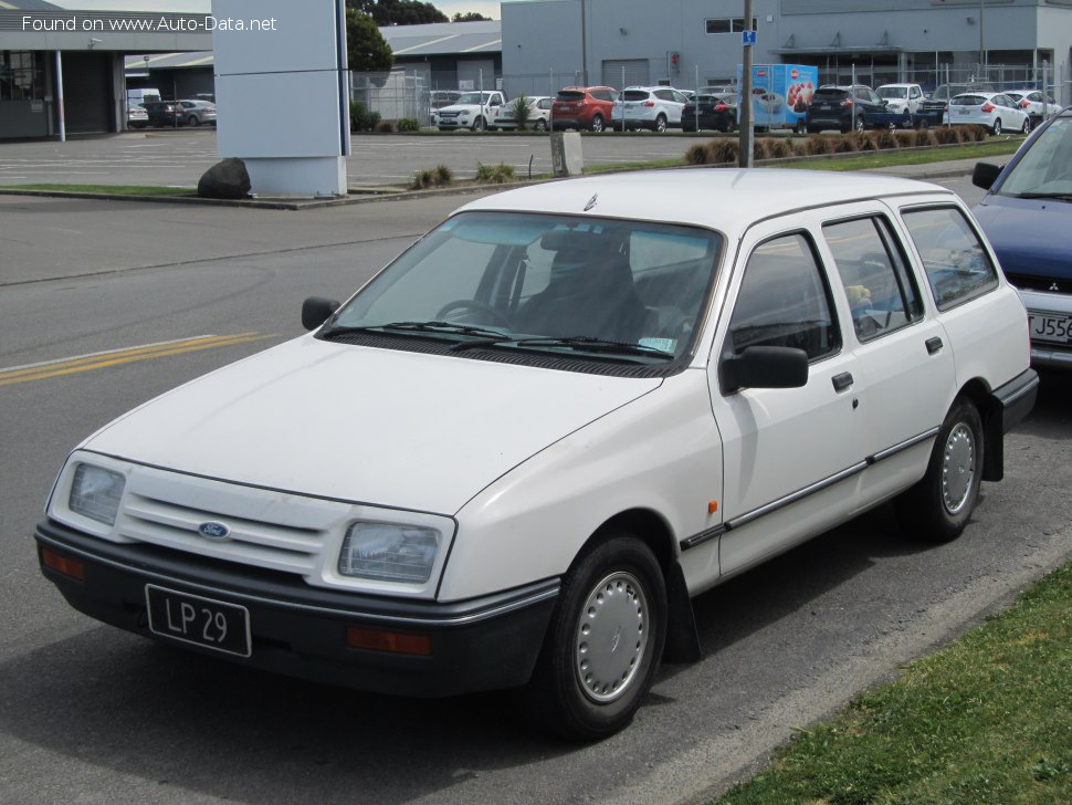 Full specifications and technical details 1984 Ford Sierra Turnier I 1.8 (90 Hp)