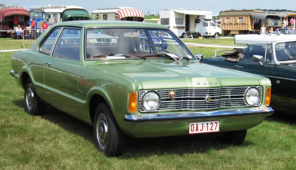 Spécifications complètes et détails techniques 1970 Ford Taunus (GBTK) 1300 (55 Hp)