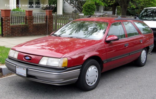 Full specifications and technical details 1986 Ford Taurus I Station Wagon 2.5 (89 Hp)