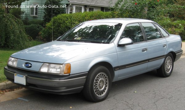 المواصفات والتفاصيل التقنية الكاملة 1986 Ford Taurus I 2.5i (89 Hp)