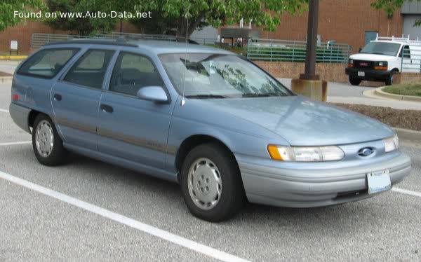 المواصفات والتفاصيل التقنية الكاملة 1992 Ford Taurus II Station Wagon 3.8 V6 (141 Hp) Automatic