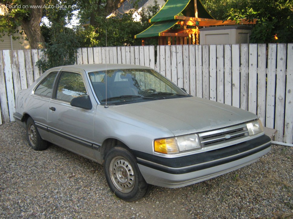 Full specifications and technical details 1992 Ford Tempo Coupe 3.0 V6 (132 Hp)