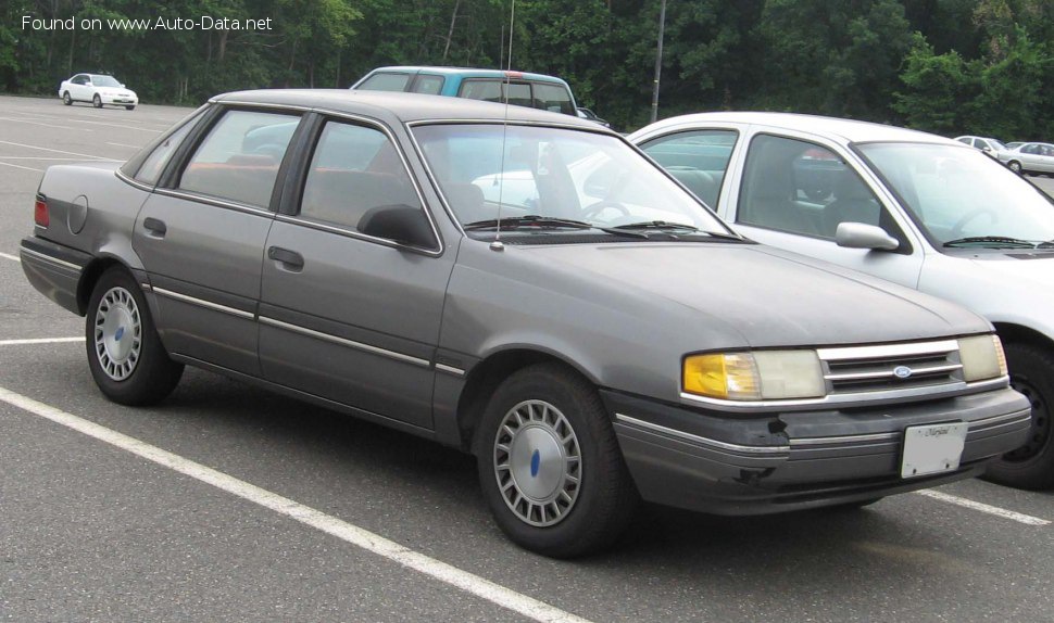 Full specifications and technical details 1992 Ford Tempo 3.0 V6 (132 Hp)