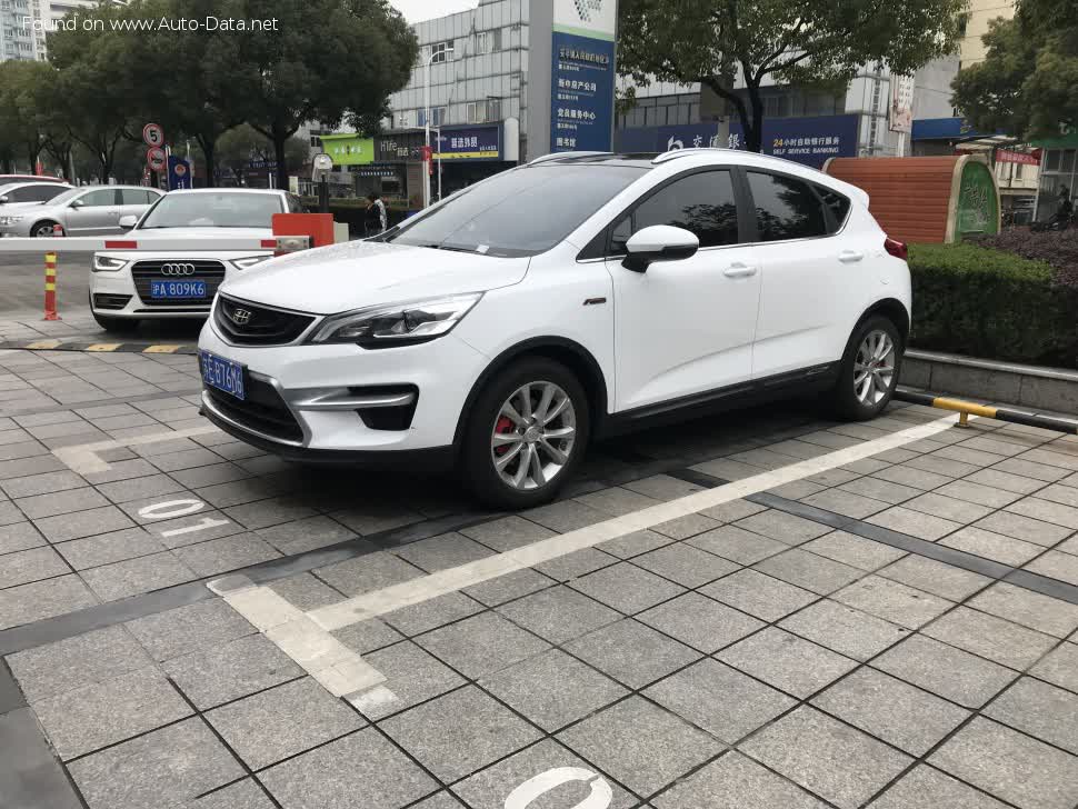 Full specifications and technical details 2016 Geely GS Sport 1.8 (133 Hp) DCT