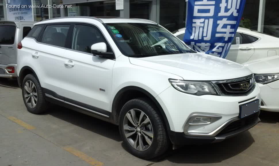 Vollständige Spezifikationen und technische Details 2016 Geely X7 Sport 1.8 (184 Hp) 4WD Automatic