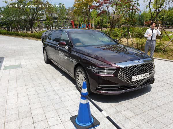 Vollständige Spezifikationen und technische Details 2018 Genesis G90L I (facelift 2018) 5.0 GDi V8 (425 Hp) AWD Automatic