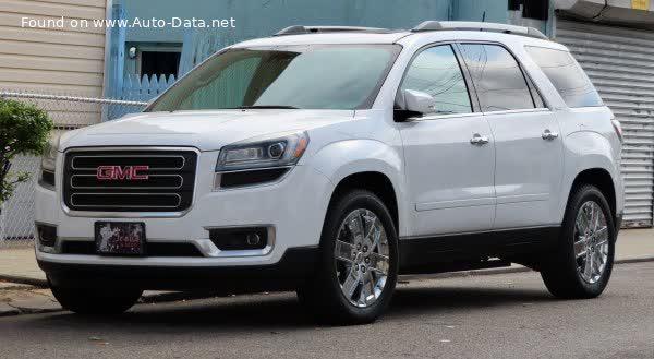 Spécifications complètes et détails techniques 2013 GMC Acadia I (facelift 2013) Denali 3.6 V6 (288 Hp) AWD Automatic