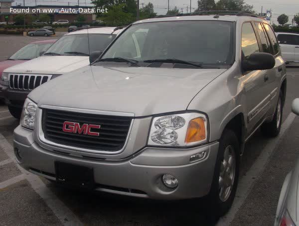 Vollständige Spezifikationen und technische Details 2003 GMC Envoy II (GMT360) 4.2i 24V (275 Hp) 4x4 Automatic