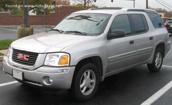 المواصفات والتفاصيل التقنية الكاملة 2004 GMC Envoy II XUV (GMT305) 4.2i 24V (275 Hp) Automatic