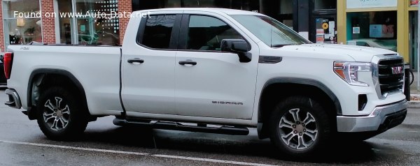 Vollständige Spezifikationen und technische Details 2018 GMC Sierra 1500 V (GMTT1XX) Double Cab 5.3 V8 (355 Hp) 4WD Automatic