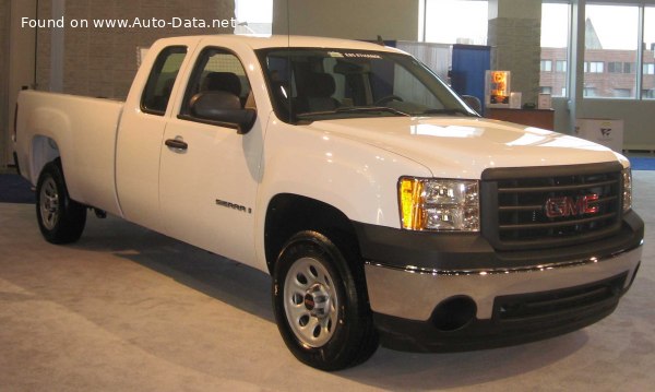 المواصفات والتفاصيل التقنية الكاملة 2007 GMC Sierra 1500 III (GMT900) Extended Cab Long Box 4.8 Vortec V8 (295 Hp) 4WD Automatic